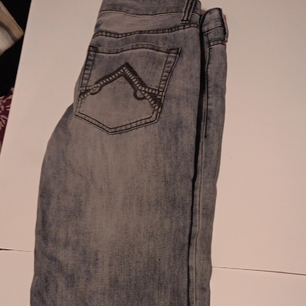 INC International Concepts Men's Light Gray Slim Straight Jeans